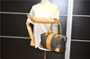 Authentic FENDI Zucca Shoulder Hand Boston Bag Purse Canvas Leather Brown 0237G