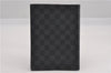 Auth Louis Vuitton Damier Graphite Couverture Carnet MM Notebook Cover 0238G