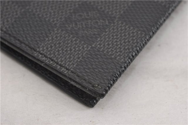 Auth Louis Vuitton Damier Graphite Couverture Carnet MM Notebook Cover 0238G