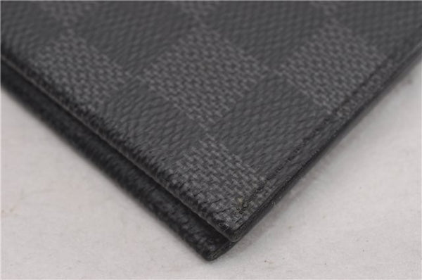 Auth Louis Vuitton Damier Graphite Couverture Carnet MM Notebook Cover 0238G