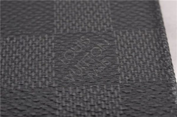 Auth Louis Vuitton Damier Graphite Couverture Carnet MM Notebook Cover 0238G