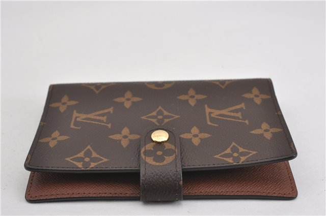 Authentic Louis Vuitton Monogram Agenda PM Notebook Cover R20005 LV 0241G