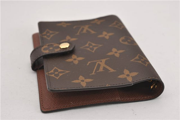 Authentic Louis Vuitton Monogram Agenda PM Notebook Cover R20005 LV 0241G