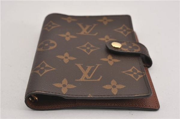 Authentic Louis Vuitton Monogram Agenda PM Notebook Cover R20005 LV 0241G