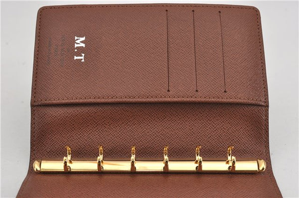 Authentic Louis Vuitton Monogram Agenda PM Notebook Cover R20005 LV 0241G