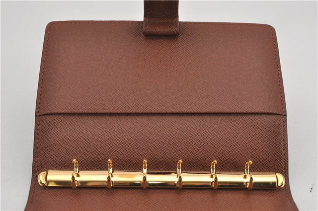 Authentic Louis Vuitton Monogram Agenda PM Notebook Cover R20005 LV 0241G