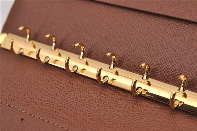 Authentic Louis Vuitton Monogram Agenda PM Notebook Cover R20005 LV 0241G