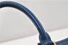 Authentic Louis Vuitton Epi Speedy 25 Hand Boston Bag Blue M43015 LV 0242G
