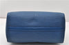 Authentic Louis Vuitton Epi Speedy 25 Hand Boston Bag Blue M43015 LV 0242G
