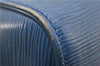 Authentic Louis Vuitton Epi Speedy 25 Hand Boston Bag Blue M43015 LV 0242G