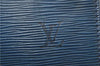 Authentic Louis Vuitton Epi Speedy 25 Hand Boston Bag Blue M43015 LV 0242G