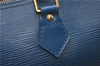 Authentic Louis Vuitton Epi Speedy 25 Hand Boston Bag Blue M43015 LV 0242G