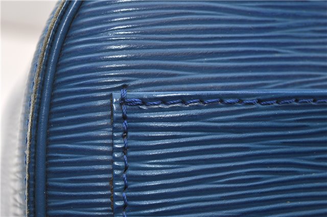Authentic Louis Vuitton Epi Speedy 25 Hand Boston Bag Blue M43015 LV 0242G