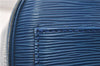 Authentic Louis Vuitton Epi Speedy 25 Hand Boston Bag Blue M43015 LV 0242G