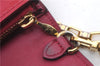 Auth Louis Vuitton Vernis Portefeuille Sarah Chain Wallet Pink M90087 LV 0243D