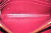 Auth Louis Vuitton Vernis Portefeuille Sarah Chain Wallet Pink M90087 LV 0243D