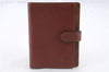 Authentic Louis Vuitton Epi Agenda PM Day Planner Cover Brown R20053 LV 0244D