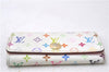 Louis Vuitton Monogram Multicolor Multicles 4 Key Case M93731 White Pink 0245D