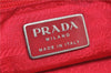 Authentic PRADA Nylon Tote Hand Bag Purse Pink 0246D