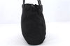 Authentic PRADA Nylon Leather Shoulder Tote Bag Black 0250D