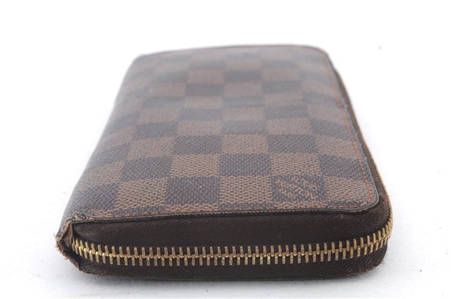 Authentic Louis Vuitton Damier Zippy Wallet Long Purse N60015 LV 0252D