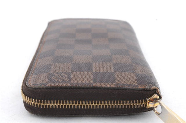 Authentic Louis Vuitton Damier Zippy Wallet Long Purse N60015 LV 0252D