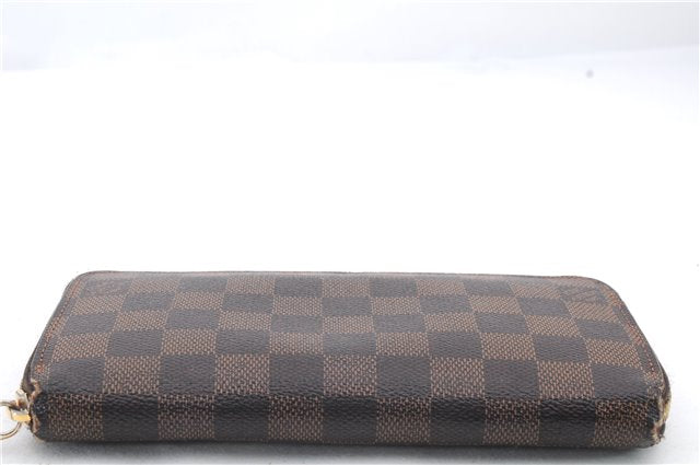 Authentic Louis Vuitton Damier Zippy Wallet Long Purse N60015 LV 0252D