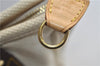 Authentic Louis Vuitton Antigua Cabas MM Tote Bag White Brown M40036 LV 0253D