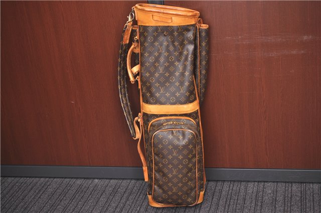 Authentic Louis Vuitton Monogram Sac Golf Club Bag M58220 LV 0255D