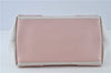 Authentic BALENCIAGA Navy Caba S Hand Bag Canvas Leather 339933 White Pink 0256B
