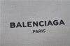 Authentic BALENCIAGA Navy Caba S Hand Bag Canvas Leather 339933 White Pink 0256B