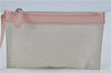 Authentic BALENCIAGA Navy Caba S Hand Bag Canvas Leather 339933 White Pink 0256B