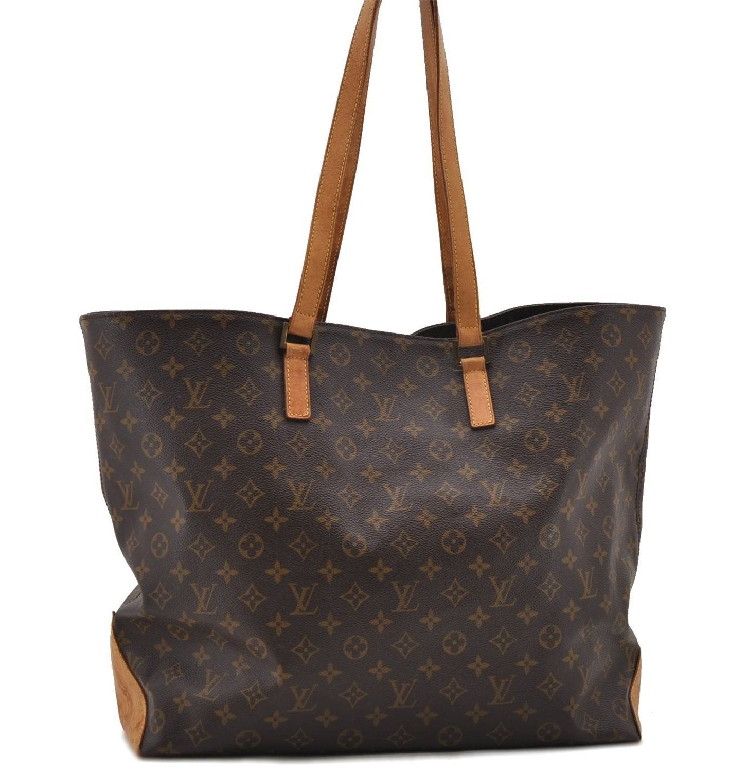 Authentic Louis Vuitton Monogram Cabas Alto Tote Bag M51152 LV 0256D