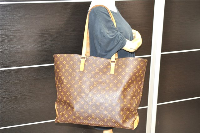 Authentic Louis Vuitton Monogram Cabas Alto Tote Bag M51152 LV 0256D