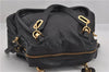 Authentic Chloe Paraty Medium 2Way Shoulder Hand Bag Purse Leather Black 0257G