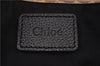 Authentic Chloe Paraty Medium 2Way Shoulder Hand Bag Purse Leather Black 0257G