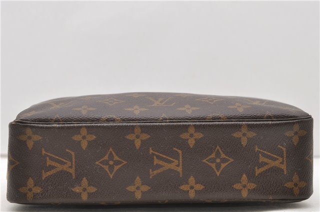 Auth Louis Vuitton Monogram Trousse Toilette 23 Clutch Hand Bag M47524 LV 0258D