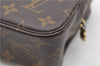 Auth Louis Vuitton Monogram Trousse Toilette 23 Clutch Hand Bag M47524 LV 0258D