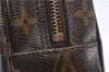 Auth Louis Vuitton Monogram Trousse Toilette 23 Clutch Hand Bag M47524 LV 0258D