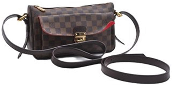 Authentic Louis Vuitton Damier Ravello GM Shoulder Cross Bag N60006 LV 0259F