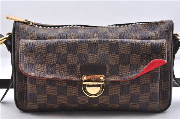 Authentic Louis Vuitton Damier Ravello GM Shoulder Cross Bag N60006 LV 0259F