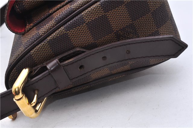 Authentic Louis Vuitton Damier Ravello GM Shoulder Cross Bag N60006 LV 0259F