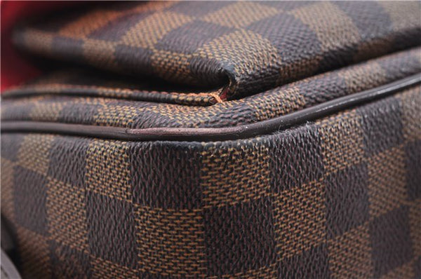 Authentic Louis Vuitton Damier Ravello GM Shoulder Cross Bag N60006 LV 0259F