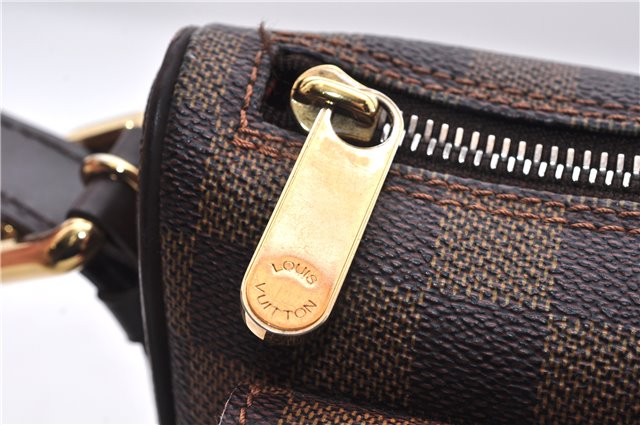 Authentic Louis Vuitton Damier Ravello GM Shoulder Cross Bag N60006 LV 0259F