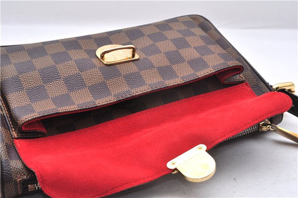 Authentic Louis Vuitton Damier Ravello GM Shoulder Cross Bag N60006 LV 0259F