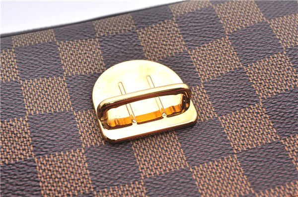 Authentic Louis Vuitton Damier Ravello GM Shoulder Cross Bag N60006 LV 0259F