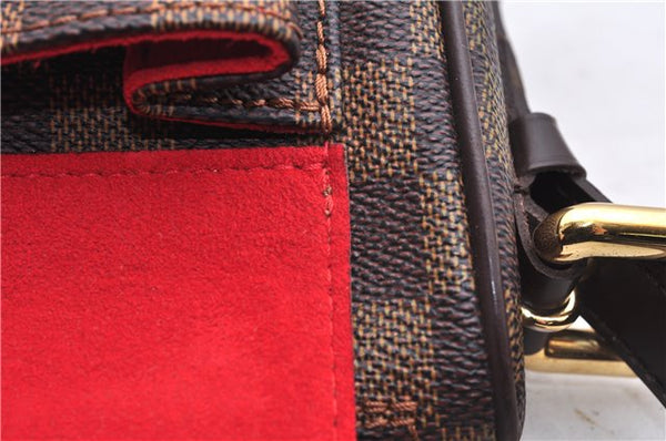 Authentic Louis Vuitton Damier Ravello GM Shoulder Cross Bag N60006 LV 0259F