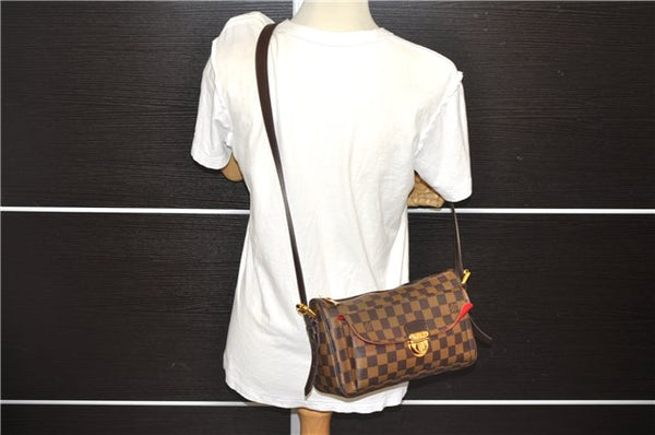 Authentic Louis Vuitton Damier Ravello GM Shoulder Cross Bag N60006 LV 0259F