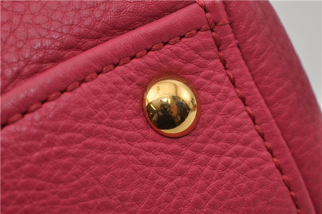 Authentic MIU MIU Vintage Leather 2Way Shoulder Hand Tote Bag Pink 0260G