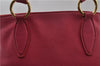 Authentic MIU MIU Vintage Leather 2Way Shoulder Hand Tote Bag Pink 0260G